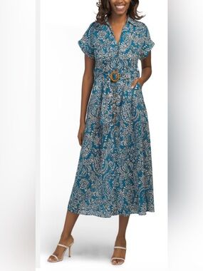 Zara Belted Shirt Dress
